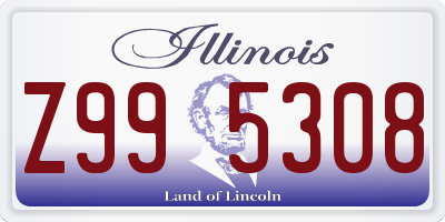 IL license plate Z995308