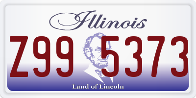 IL license plate Z995373