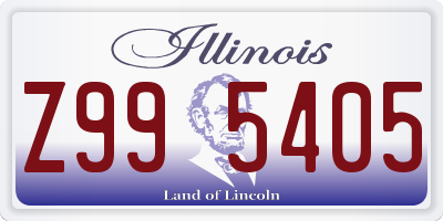 IL license plate Z995405