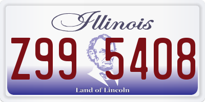 IL license plate Z995408