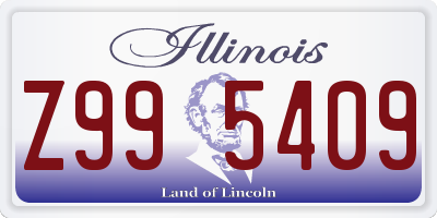 IL license plate Z995409