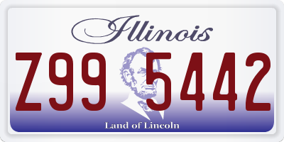 IL license plate Z995442