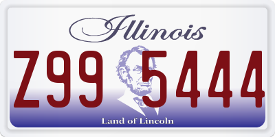 IL license plate Z995444