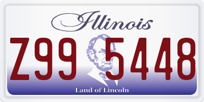 IL license plate Z995448