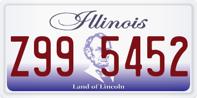 IL license plate Z995452