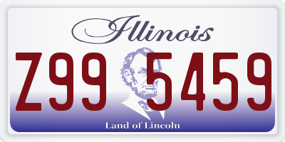 IL license plate Z995459