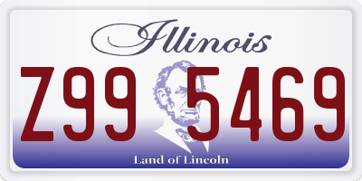 IL license plate Z995469