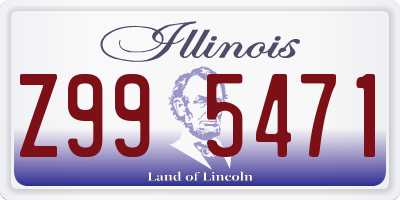 IL license plate Z995471