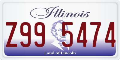 IL license plate Z995474