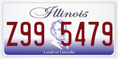 IL license plate Z995479