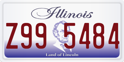 IL license plate Z995484