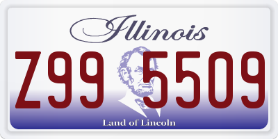 IL license plate Z995509