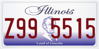 IL license plate Z995515