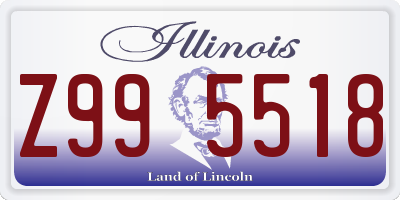 IL license plate Z995518