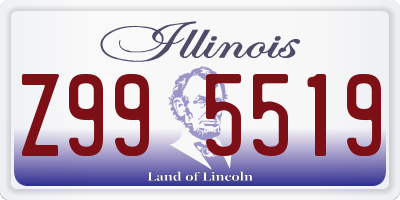 IL license plate Z995519