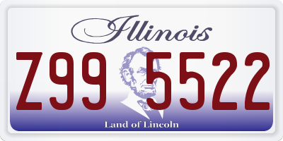 IL license plate Z995522