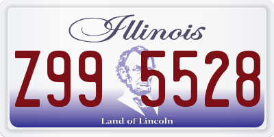 IL license plate Z995528