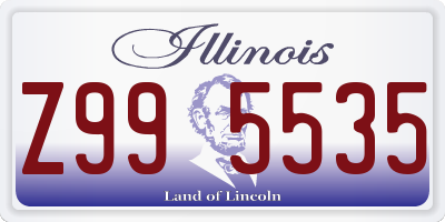 IL license plate Z995535