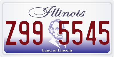 IL license plate Z995545