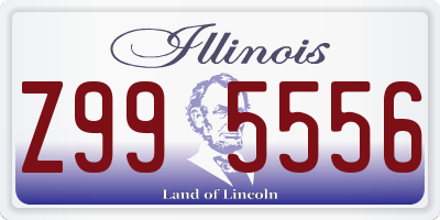 IL license plate Z995556