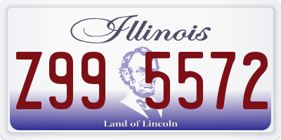 IL license plate Z995572