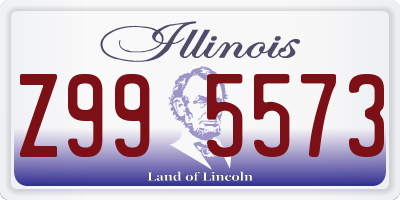 IL license plate Z995573