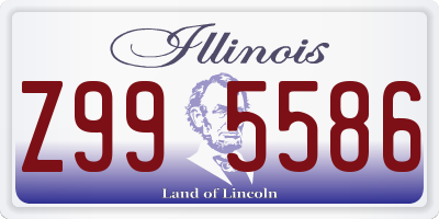 IL license plate Z995586