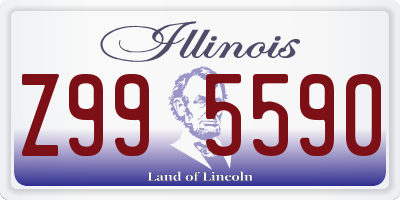 IL license plate Z995590