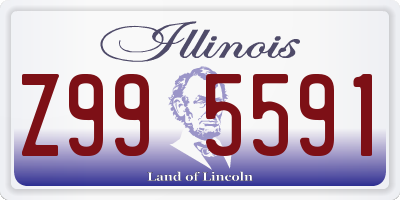 IL license plate Z995591