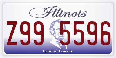 IL license plate Z995596