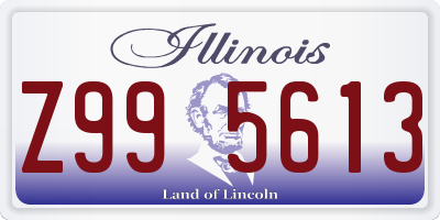 IL license plate Z995613