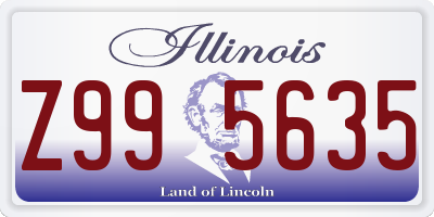 IL license plate Z995635