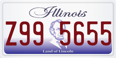 IL license plate Z995655