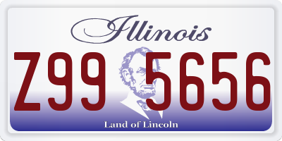 IL license plate Z995656