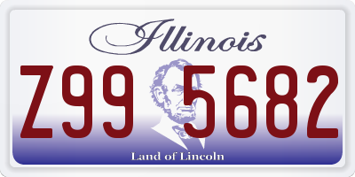 IL license plate Z995682