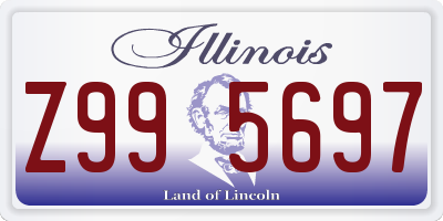IL license plate Z995697