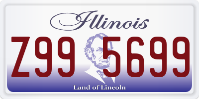 IL license plate Z995699