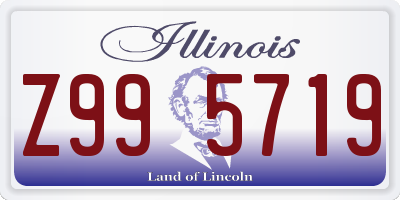 IL license plate Z995719
