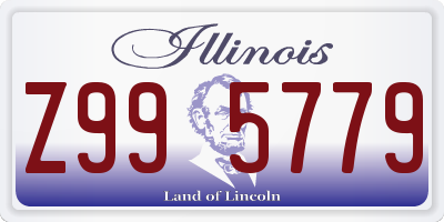 IL license plate Z995779