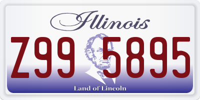 IL license plate Z995895