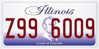 IL license plate Z996009