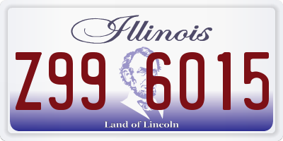 IL license plate Z996015