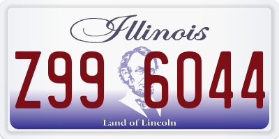 IL license plate Z996044