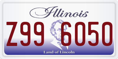 IL license plate Z996050