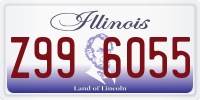 IL license plate Z996055