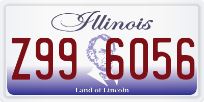IL license plate Z996056