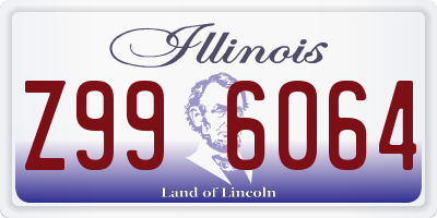 IL license plate Z996064