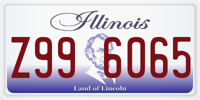 IL license plate Z996065