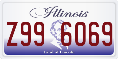 IL license plate Z996069