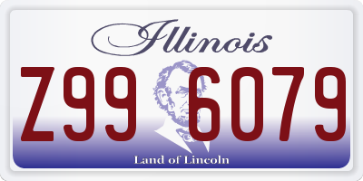 IL license plate Z996079